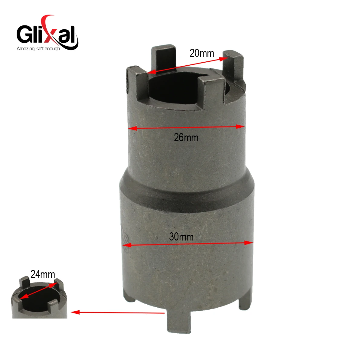 Glixal 20 & 24 мм Муфта блокировки удаление гаек инструмент, масло Спиннер гаечный ключ, двигатель мотоцикла крепление гайковерт инструмент для р... (art.: 3920bfaa4f19d) - 3920bfaa4f19d