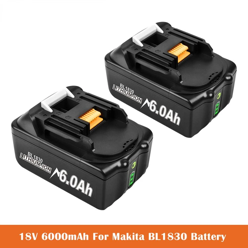 

3.0/4.0/6.0/9.0 Ah Lithium ion Rechargeable Replacement for Makita 18V Battery BL1850 BL1830 BL1860 LXT400 Cordless Drills L50 t