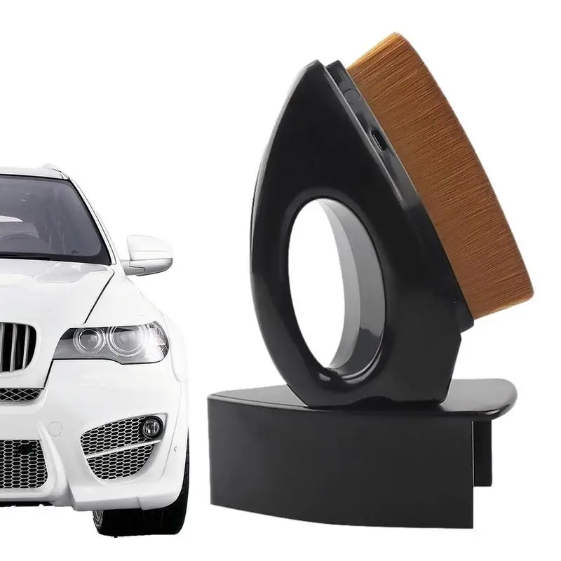 

Щетка для чистки автомобильного вентиляционного отверстия, мягкая щетка с кожухом, инструмент для чистки интерьера автомобиля, искусственная щетка для чистки автомобиля, щелей, пыли, детейлинга автомобиля