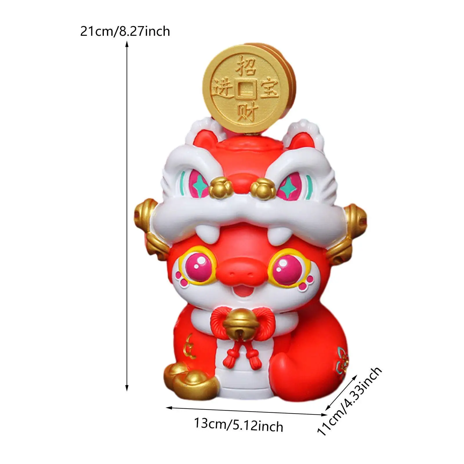 Монета Money Bank Фигурка из смолы Гостиная животного Змея Копилка