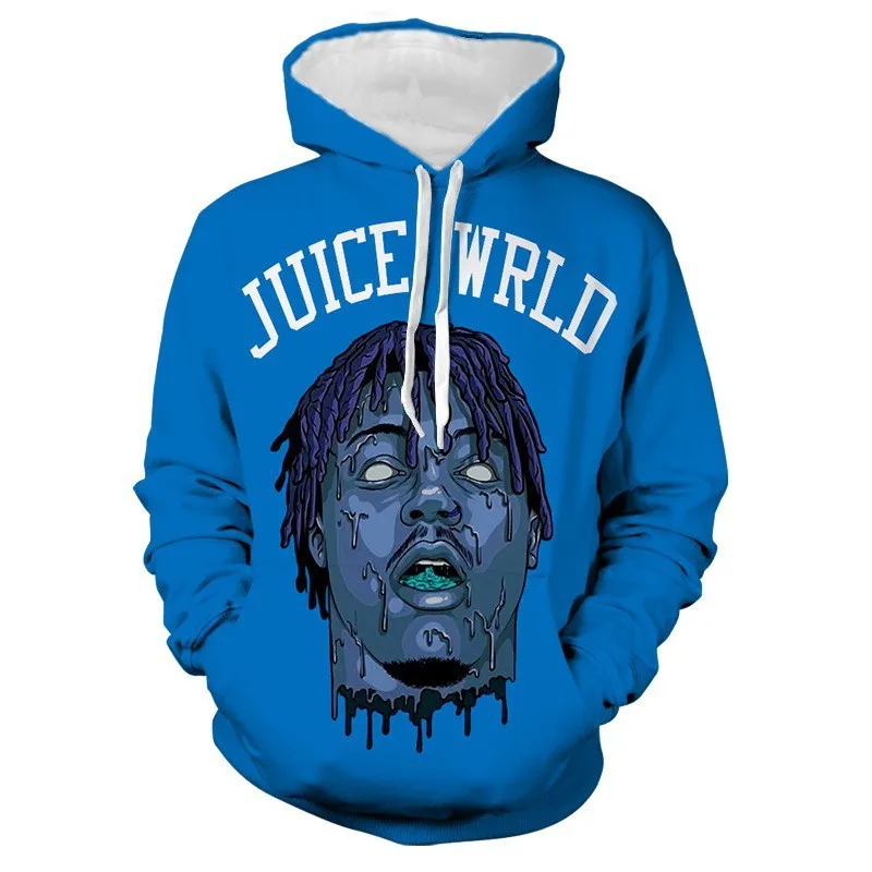 

Cross-border hoodie foreign trade spring new men's 3D digital printed hooded men fashion trend atmosphere