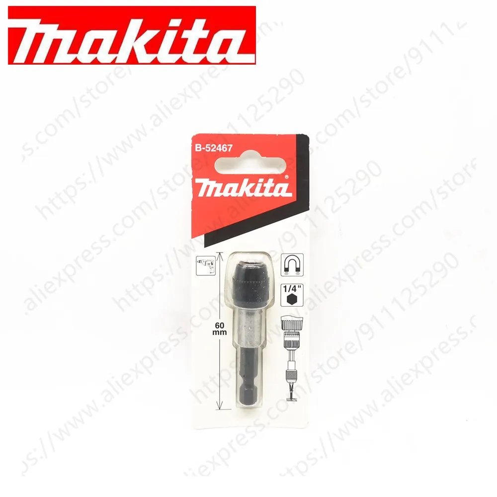 

Makita B-52467 Quick Change Bit Drag Holder Magnetic 1/4" Hexagonal Shank MZ