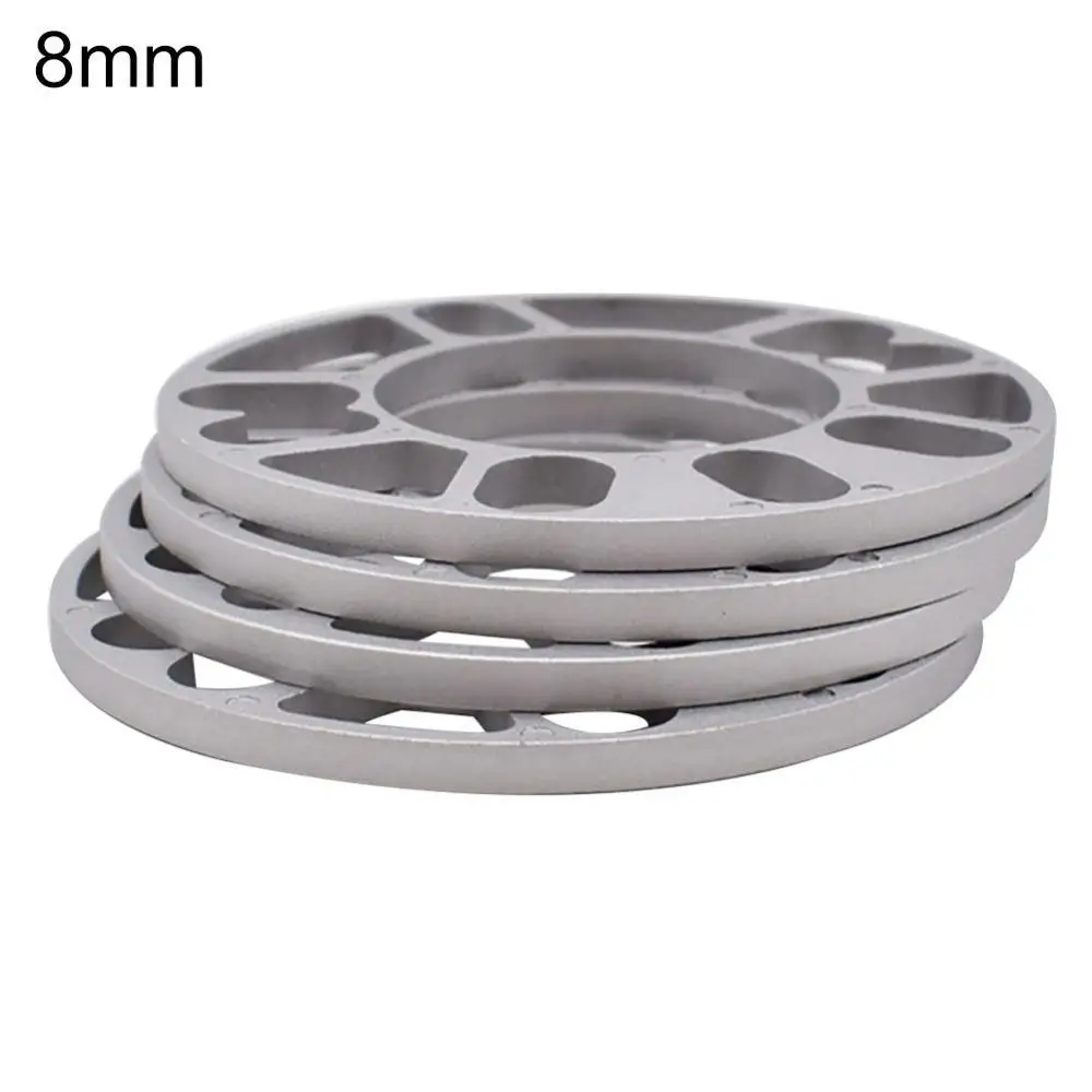 

4Pcs 3mm 5mm 8mm 10mm Universal Aluminum Alloy Car Wheel Tire Spacers Shims Set