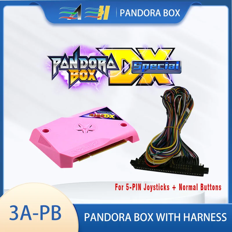 2022 Pandora Box Dx Special Version 5000 In 1 Arcade Jamma Board Vga Cga Hd Crt Can Add Fba Mame Md 3D