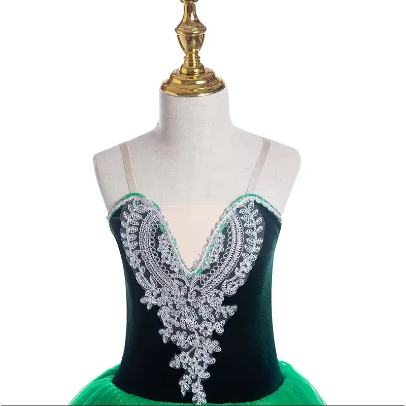 Профессиональное балетное платье-пачка для девочек женская сетчатая юбка