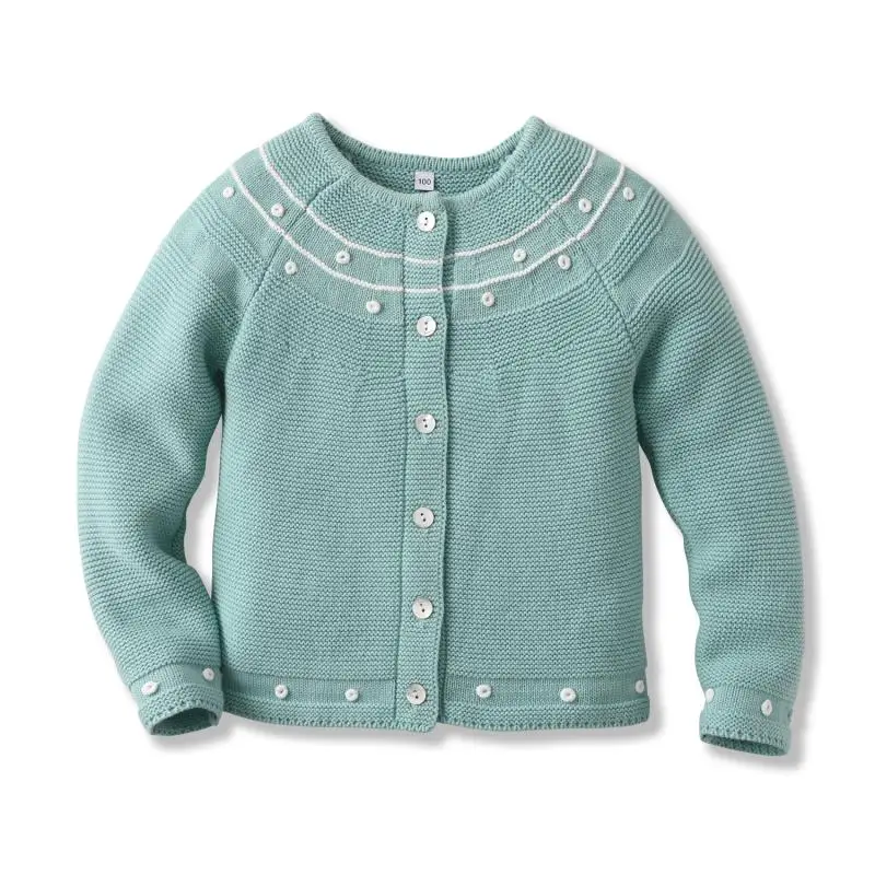 Clibeso 2024 зимний свитер для маленьких мальчиков и девочек с вышивкой детский