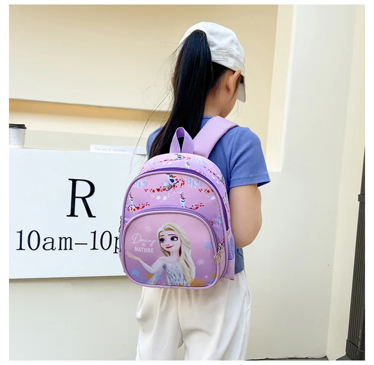 Disney Frozen Kindergarten Bag For Girls Elsa Anna Student Shoulder Orthopedic Backpack Age 3-8 Kids Christmas Gifts Mochilas