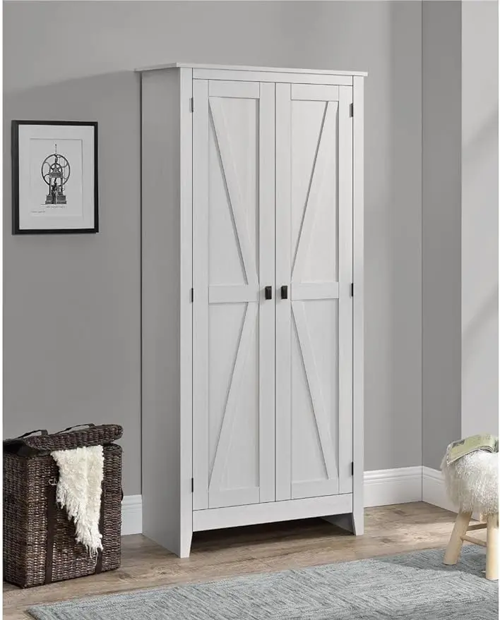 

Systembuild Evolution Farmington 31.5" Wide Storage Cabinet in Ivory Pine