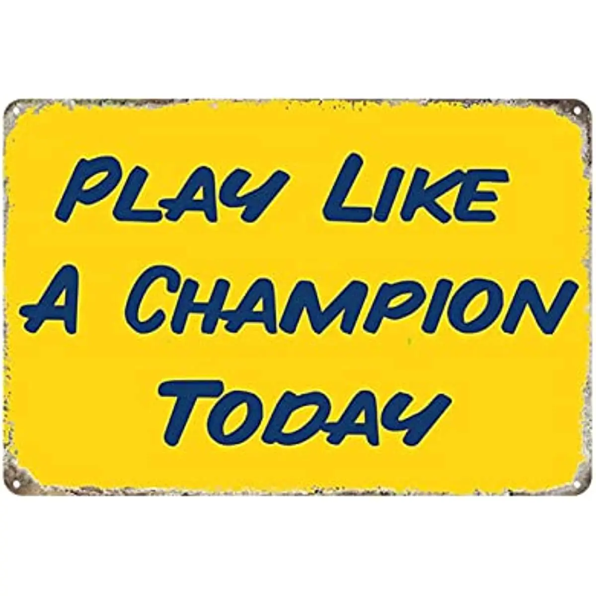 

Новый металлический жестяной знак, винтажная спортивная игра как чемпион сегодня для дома, гостиной, сада, спальни, офиса, гостиницы,