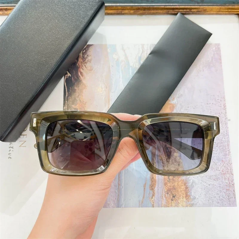 Солнцезащитные очки британского бренда CGOP 1386 2024 женские ацетатные