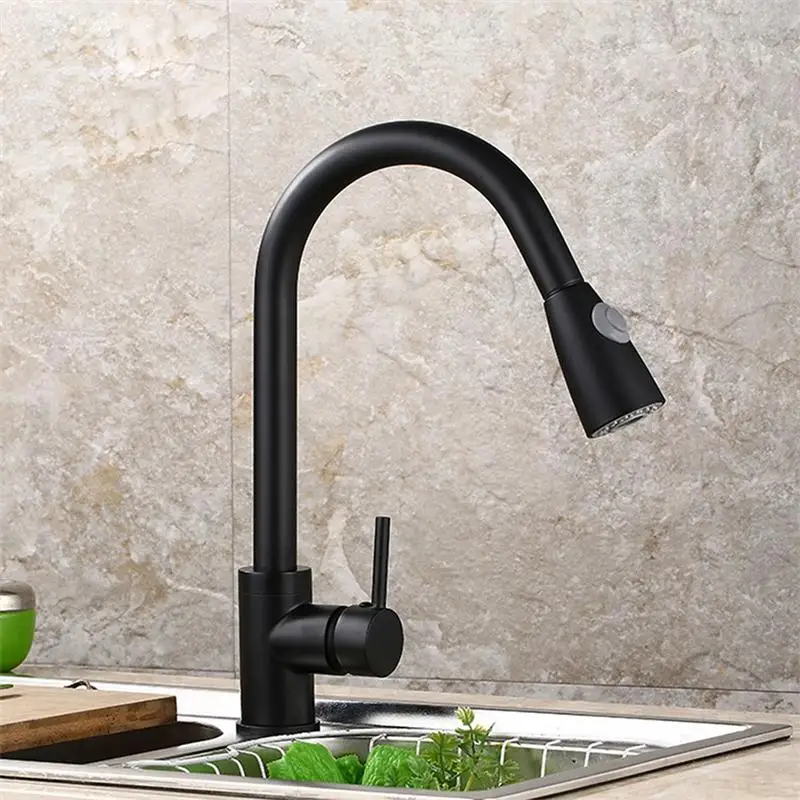 

Extendable Kitchen Faucet Mixer Tap Faucet Single Lever Mixer Personality Creative Pull-out Basin Bathroom Hot and Cold Faucet