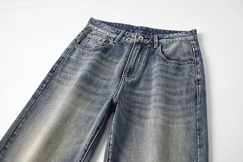 Мешковатые брюки KSTUN мужские джинсы с широкими штанинами Свободные повседневные