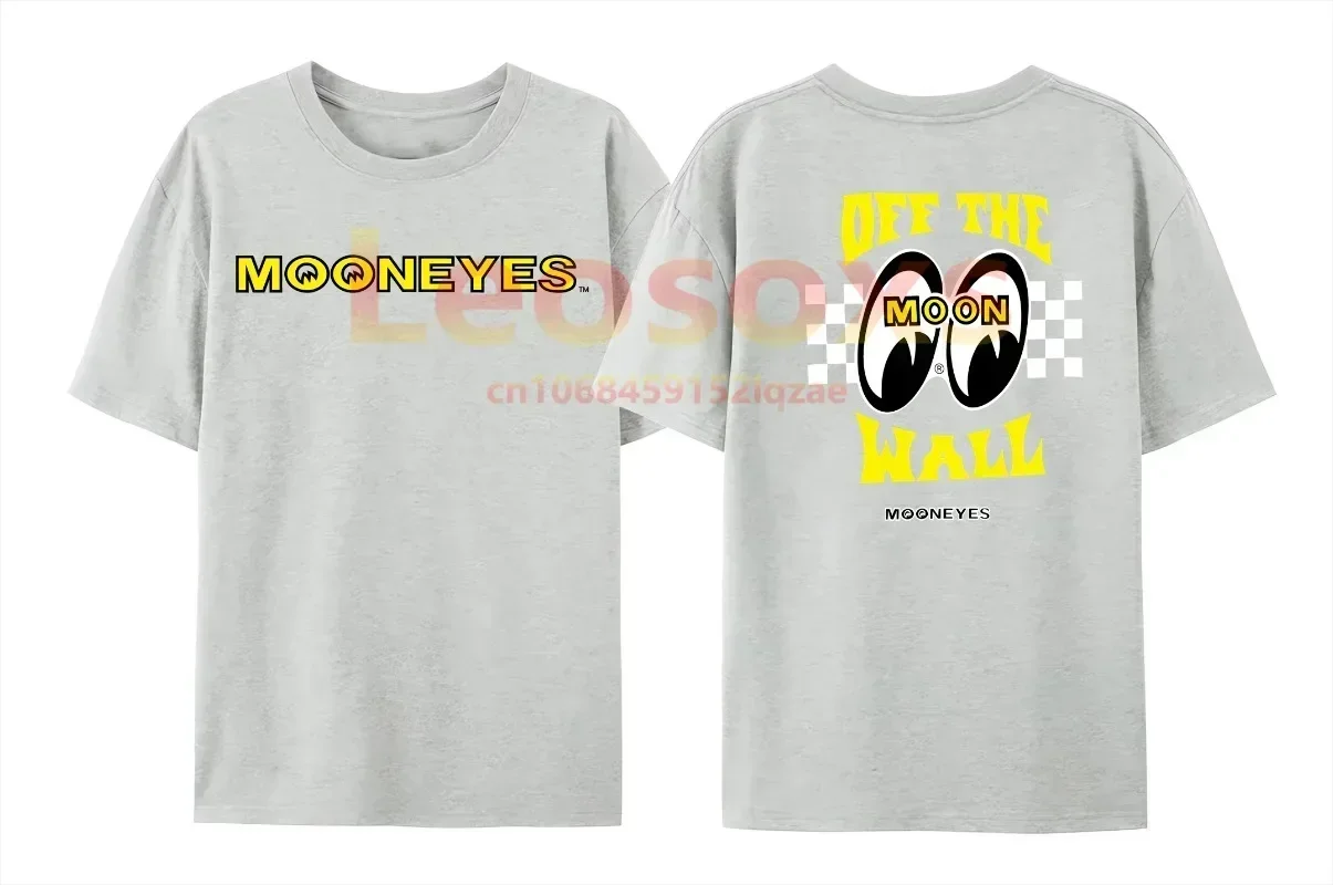 TEW TEWMooneyes Moon Equipped Повседневная футболка в стиле ретро мужская летняя черная