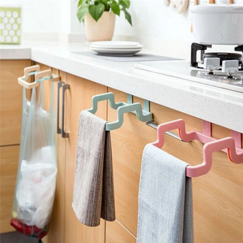 

Пластиковые пакеты для домашнего общежития, органайзер для хранения, сумка для мусора в скандинавском стиле, подвесной кронштейн для полотенца для посуды T21C