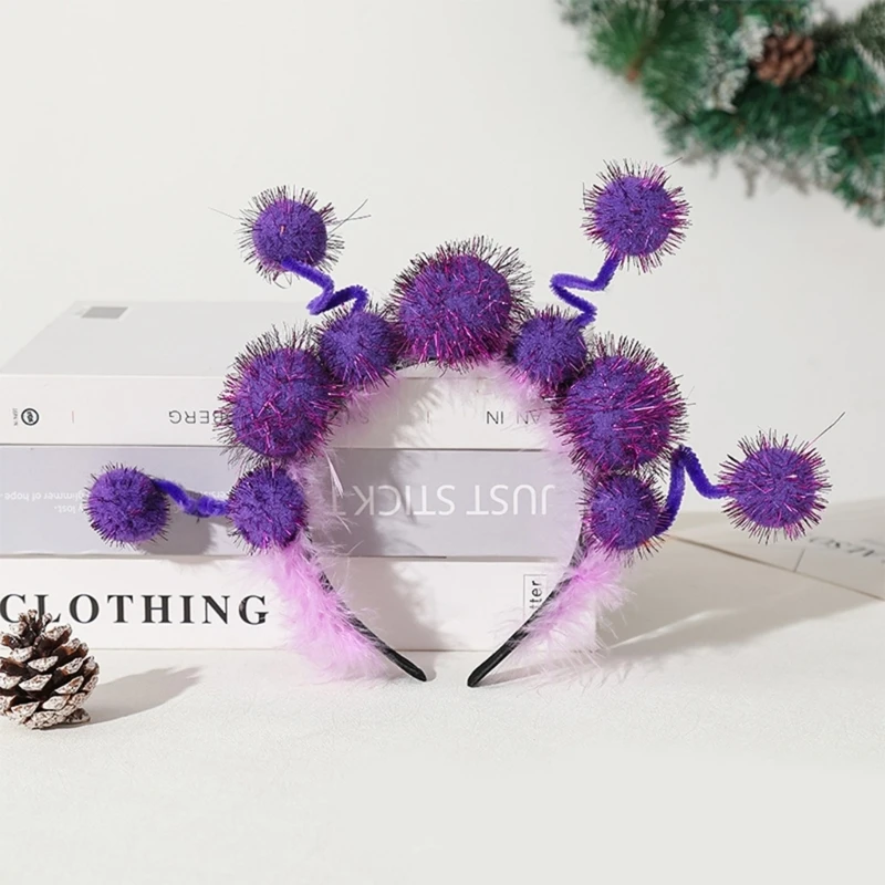 652F Забавная темная повязка на голову с гирляндой Хэллоуин костюм для украшения