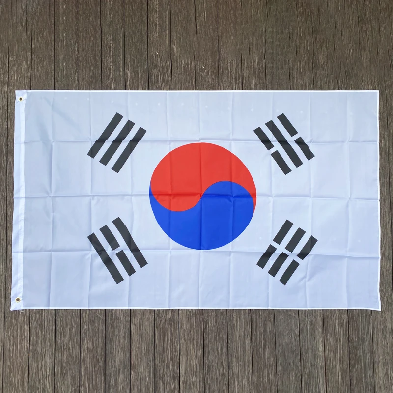 Бесплатная доставка, флаг из полиэстера xvggdg 90*150 см, Флаг Южной Кореи, баннер для праздника, украшение для дома