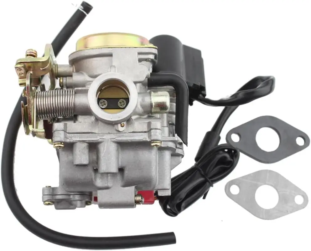 Фото Замена карбюратора PD18 для GY6 49cc 50cc 60cc 80cc 139QMB 4-тактный Taotao Baja Roketa Sunl Kazuma, китайский скутер, мопед, квадроцикл №1