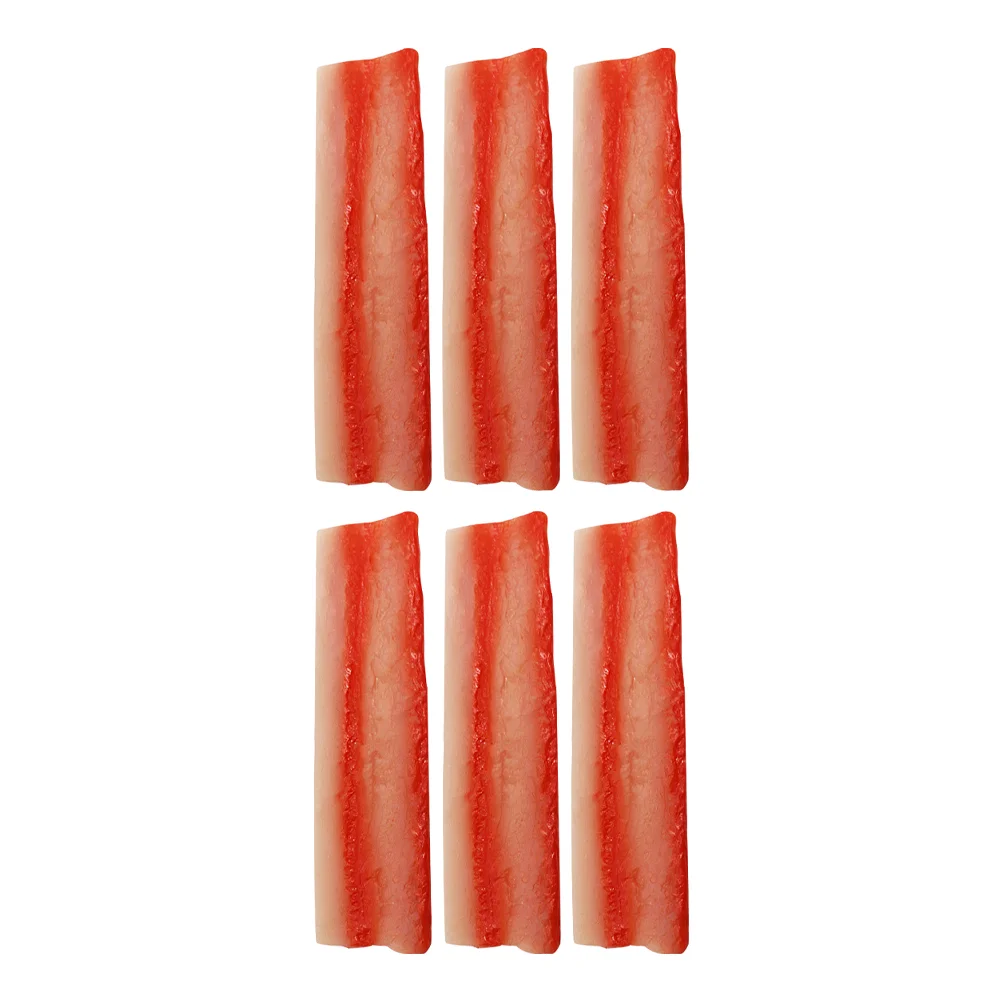 

6 Pcs Toys Kids Plaything Soft Rubber Stretchable Pork Decorative Pressure Child