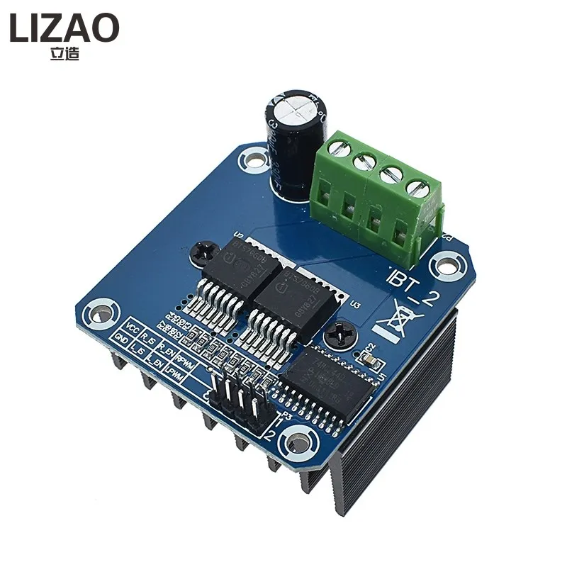 Двойной BTS7960 43A H-bridge модуль драйвера двигателя высокой мощности/diy Диагностика