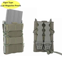tactical 5 56 magazine single pouch holster ak ar m4 ar15 rifle mag bag holder molle hunting shooting military airsoft paintball