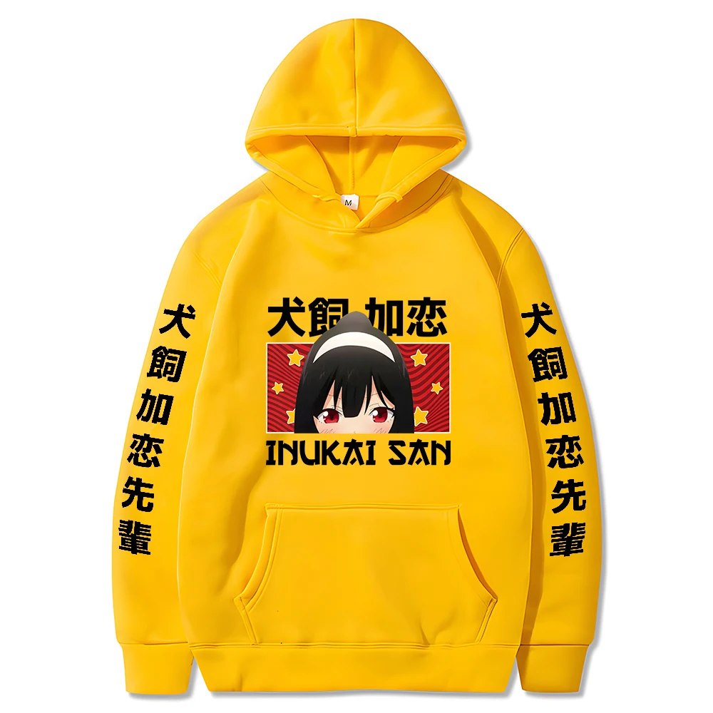 

My Life As Inukai-san's Dog Karen Inukai Punk Fashion Anime Hoodies Manga Sweatshirts Men/women Clothes Long-sleeved Streetwear