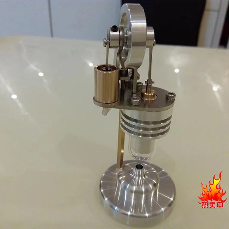 Динамическая модель Stirling DIY мини-двигатель вертикального микро-двигателя