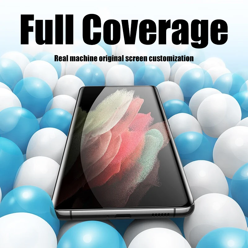 4pcs hydrogel film screen protector for samsung galaxy s21 s22 s20 ultra fe s8 s9 s10 note 8 9 10 20 plus ultra screen protector free global shipping