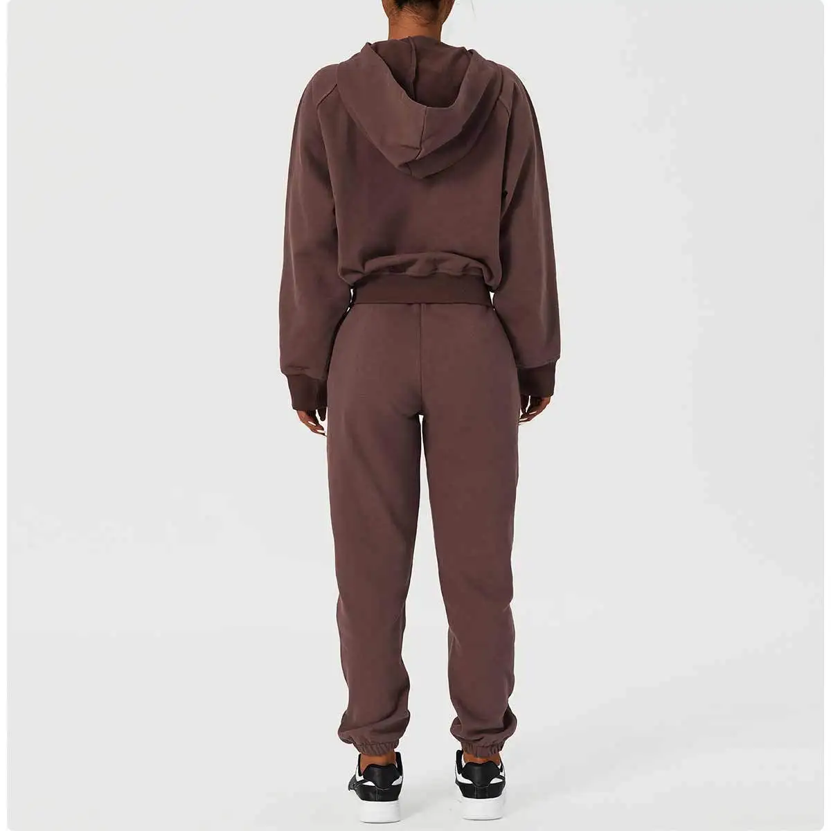 Wyplosz Yoga Set Pant Sweater Women's Sport Suit Fitness Suit Tracksuit 2 Piece Set Sportwear Clothing Solid Color Loose Casual