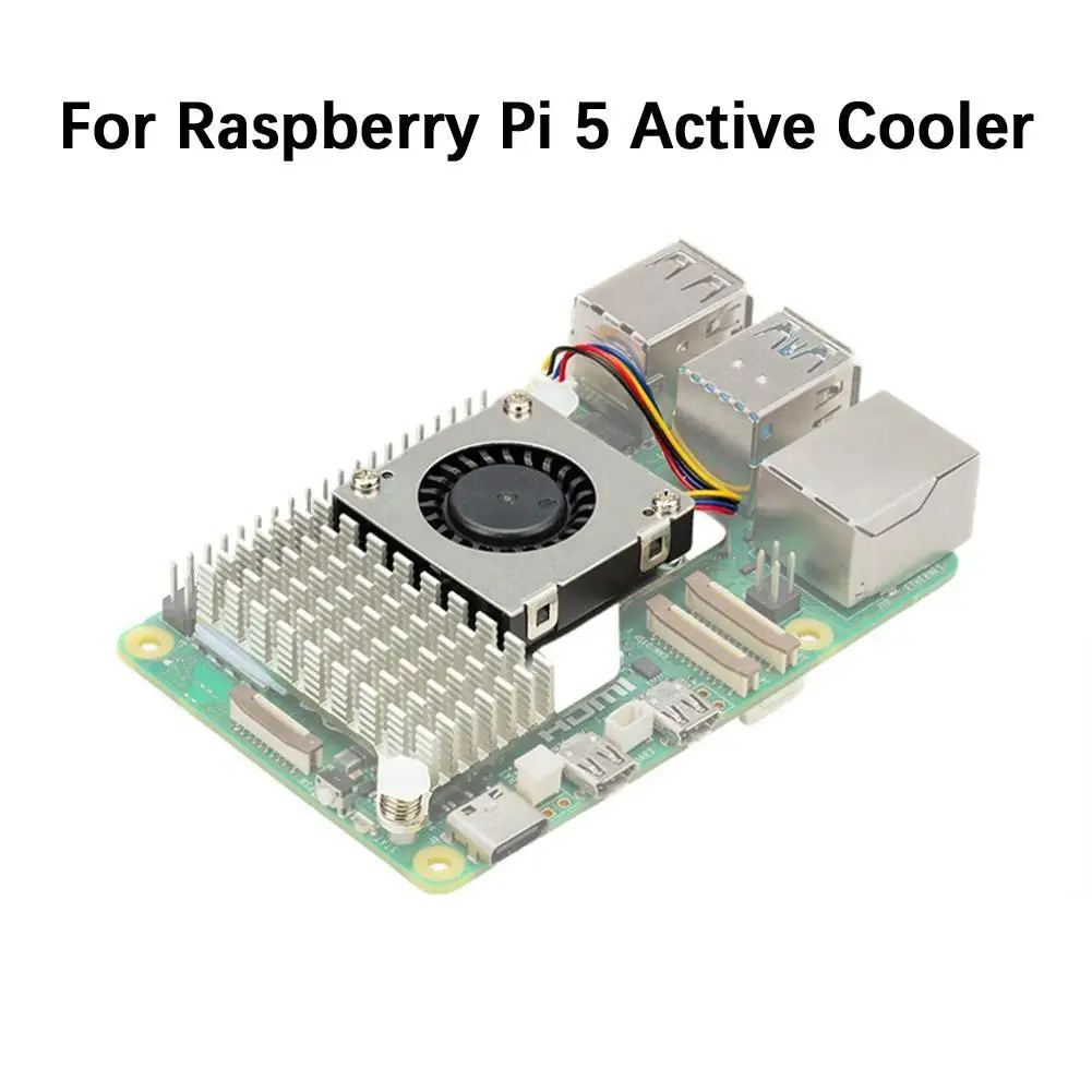 

Для Raspberry Pi 5 Active Cooler с регулируемой скоростью охлаждающий вентилятор