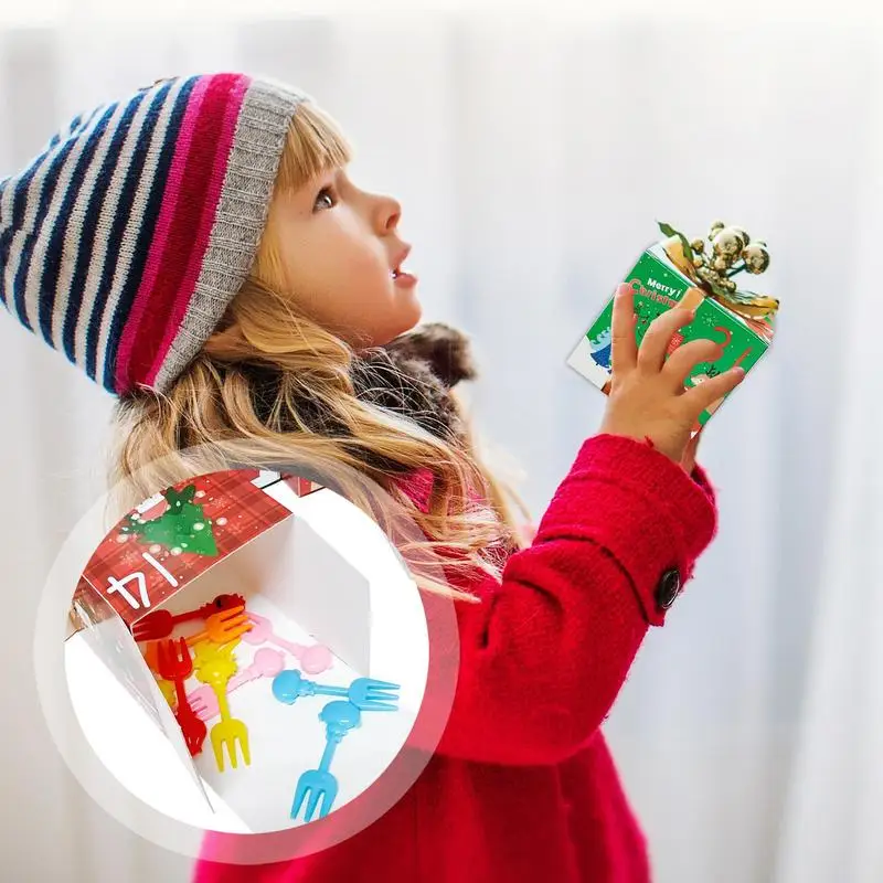 Коробка для адвент-календаря 2024 праздничные коробки календаря с адвент-цифрами