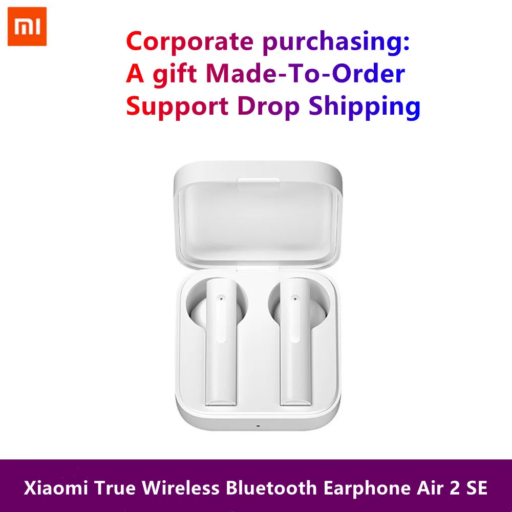 

TWS-наушники Xiaomi Air2 SE, беспроводные наушники с поддержкой Bluetooth, с сенсорным управлением для iPhone, Sony, AirDots Pro 2SE, 2 SE, 20h