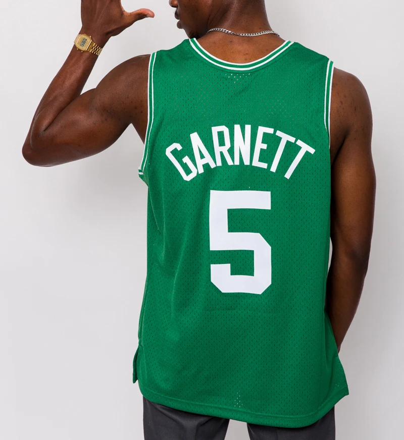 

2022 Mens American Basketball Clothes #34 Paul Pierce European Size Ball Pants T Shirts Cool Tops Loose Cloth