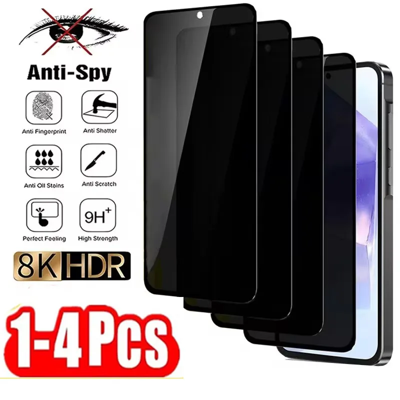 1-4 шт. антишпионское стекло для конфиденциальности Huawei P20 P40 Mate 20 9X Lite P30 Y5 Y7 Y9 Nova 5i 7i