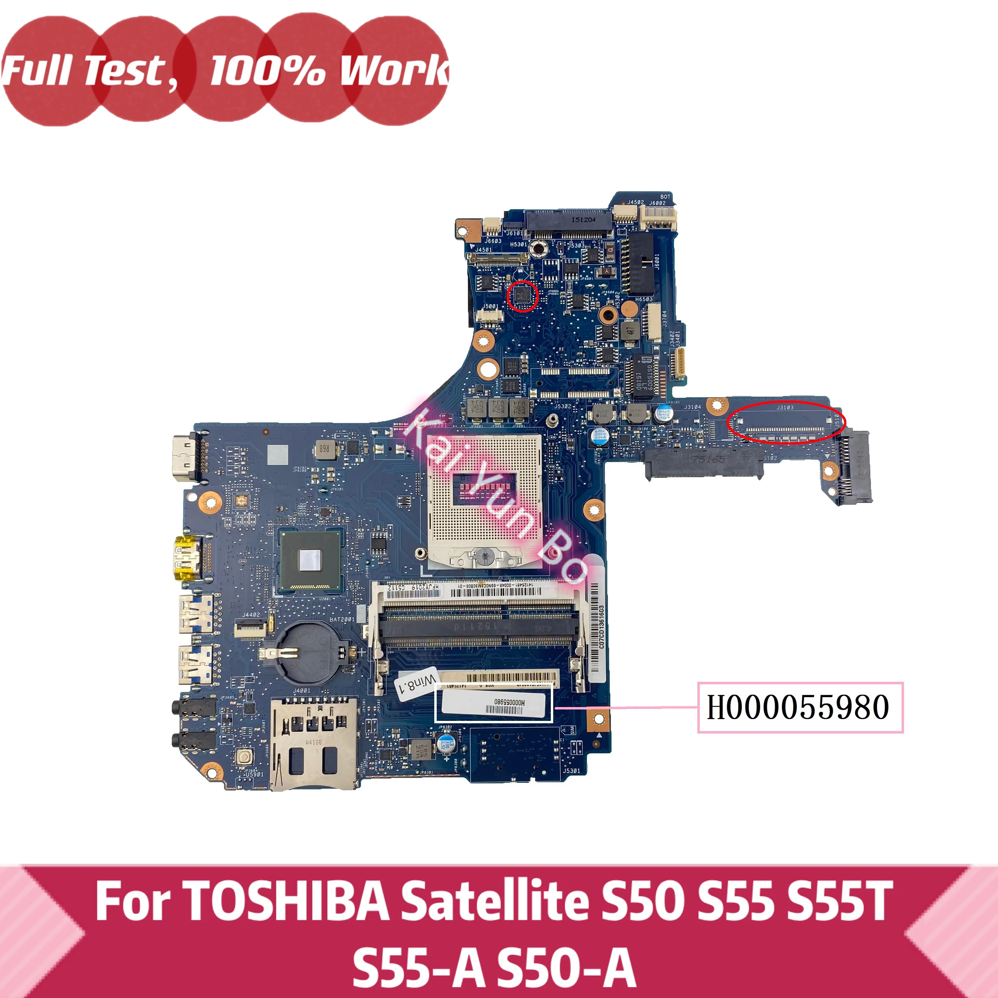 

Материнская плата H000055980 для Toshiba Satellite S50 S55T S55