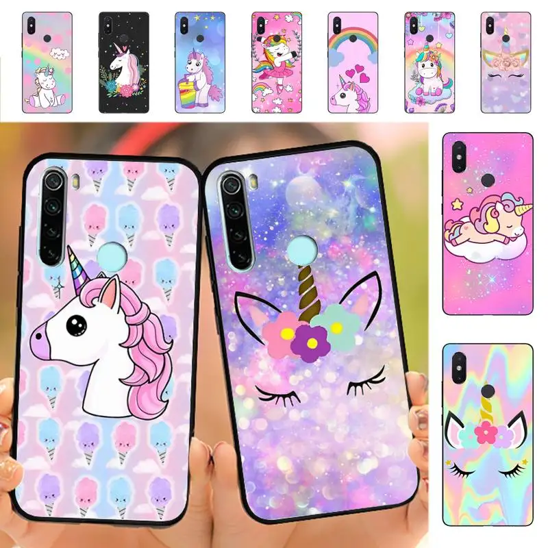 

YNDFCNB Colored Pony Phone Case for Redmi Note 8 7 9 4 6 pro max T X 5A 3 10 lite pro