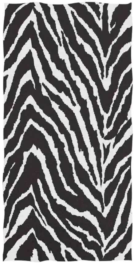 Полотенце для лица черно-белое полотенце с принтом зебры йоги тренажерного зала