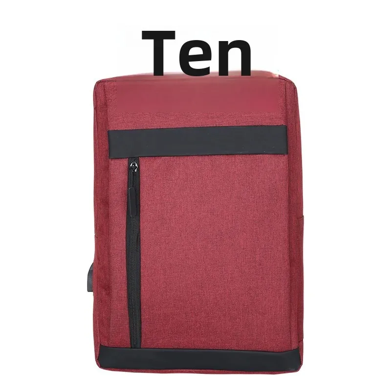 Повседневный деловой мужской рюкзак с зарядкой через USB двойная сумка на плечо 15