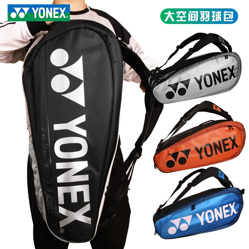 Новое поступление Оригинальный рюкзак для бадминтона Yonex спортивный тенниса на 6