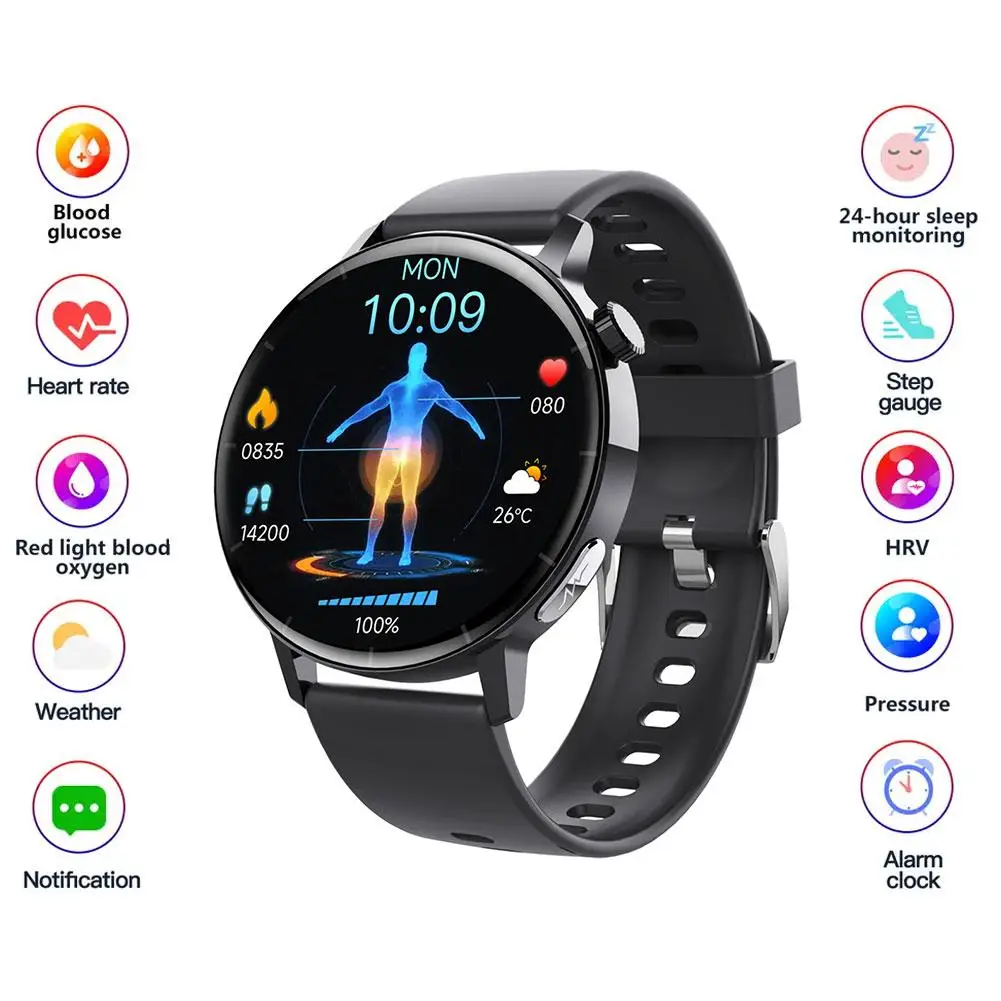 

Bluetooth Call F67PRO Smartwatch Non Invasive Blood Heart Glucose Automatic Oxygen Blood Body And Rate And Temperature W9V9