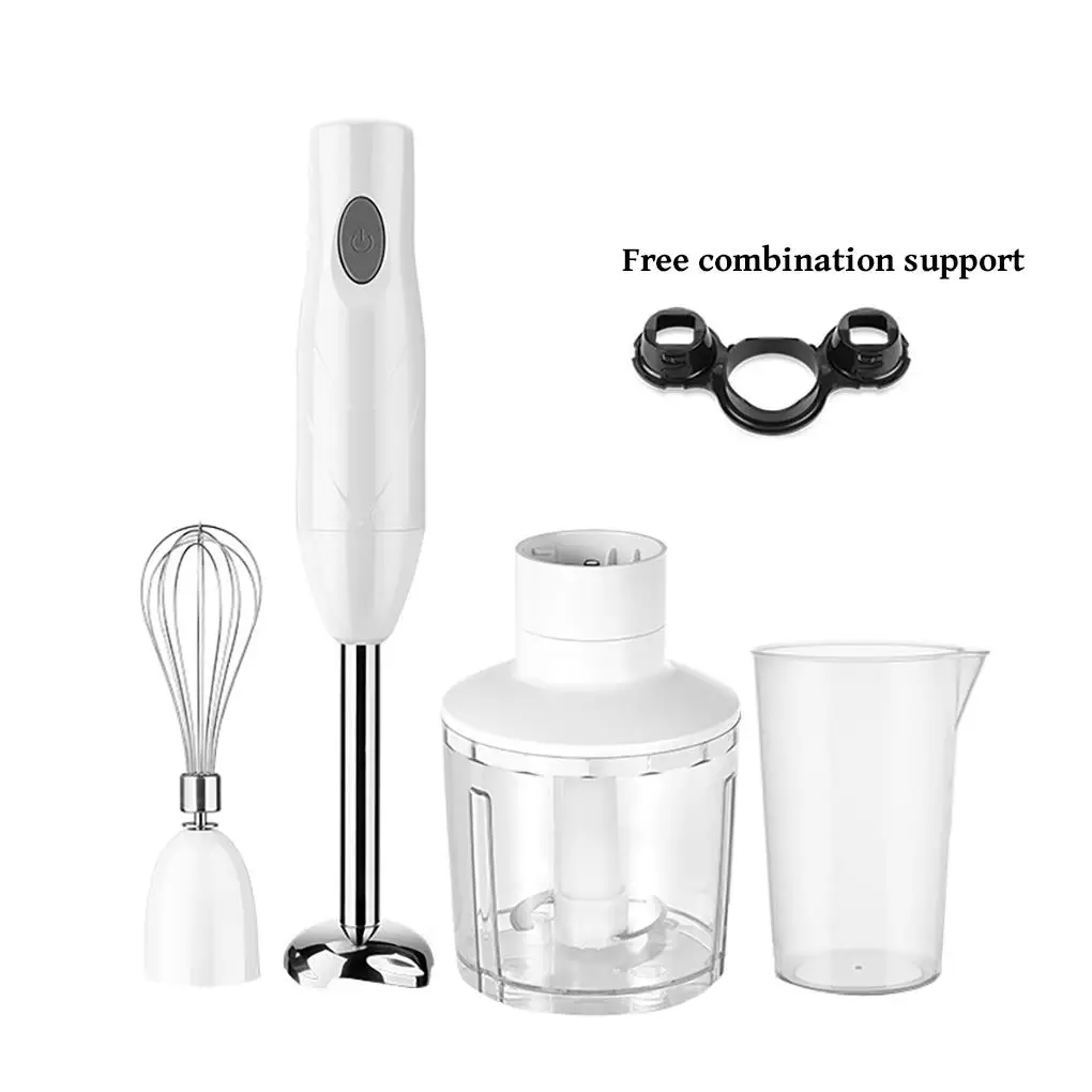 

Electric Blender Meat Mixer Grinder Stainless Steel Egg Beater Whisk Cup Stirring Rod US Plug