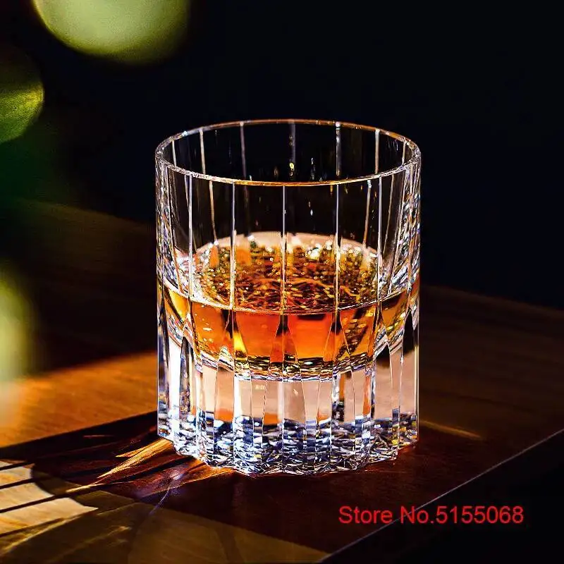 Фото Высококачественный Edo Kiriko Crystal Asterism Lowball Highball Стакан для виски Ручная резка Фигурка звездообразования Виски Чашка для напитков с водой Винное стекло №3