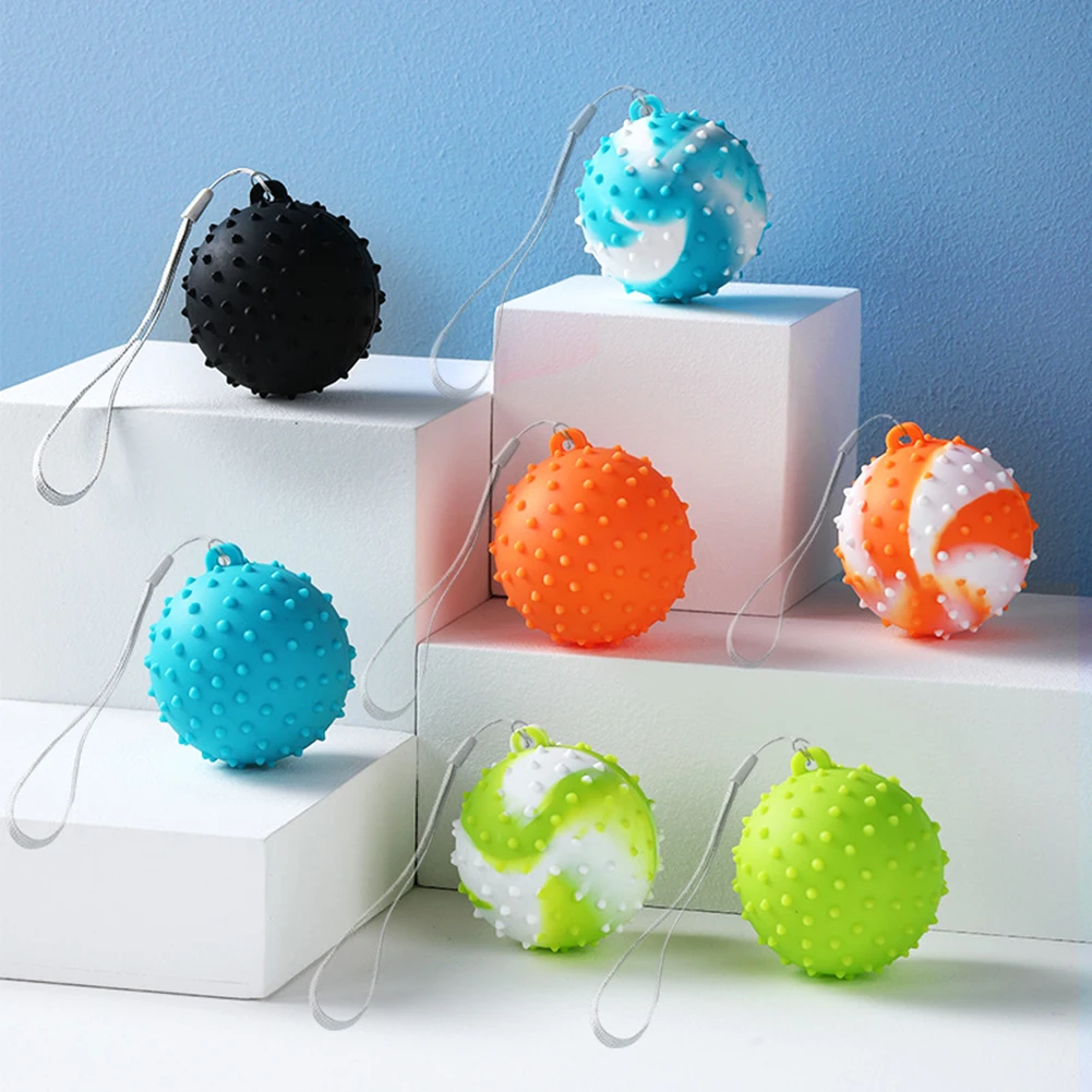 

Silicone Gel Hand Grip Ball Silicone Adjustable Hand Grip Trainer Fitness Finger Heavy Exerciser Strength Muscle Recovery Ball