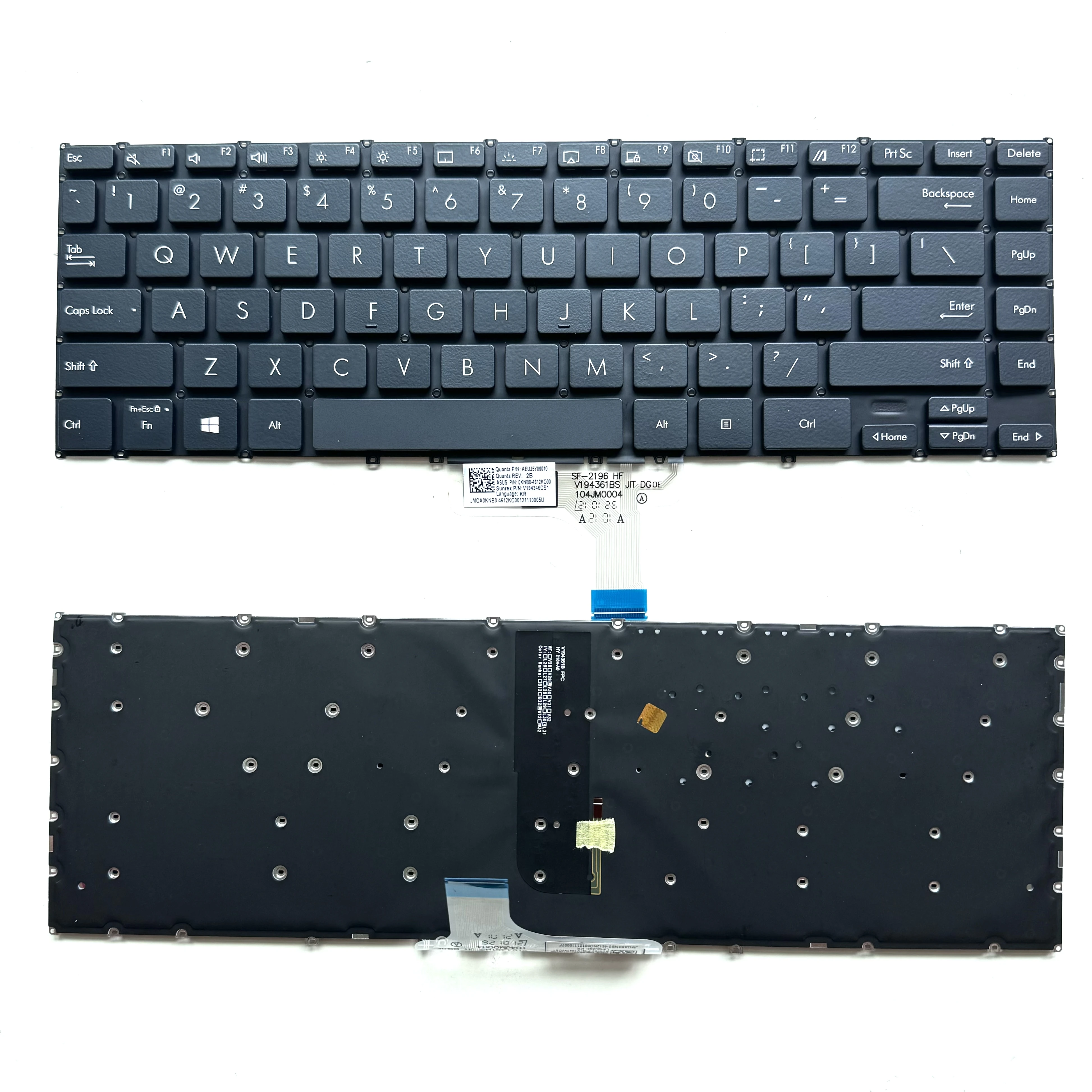 Фото XIN-Ru-US Клавиатура для ноутбука с подсветкой для Asus ZenBook Flip 13 UX363 UX363E UX363EA UX363J UX363JA UX371 UX371E UX371EA UXF3000 №1