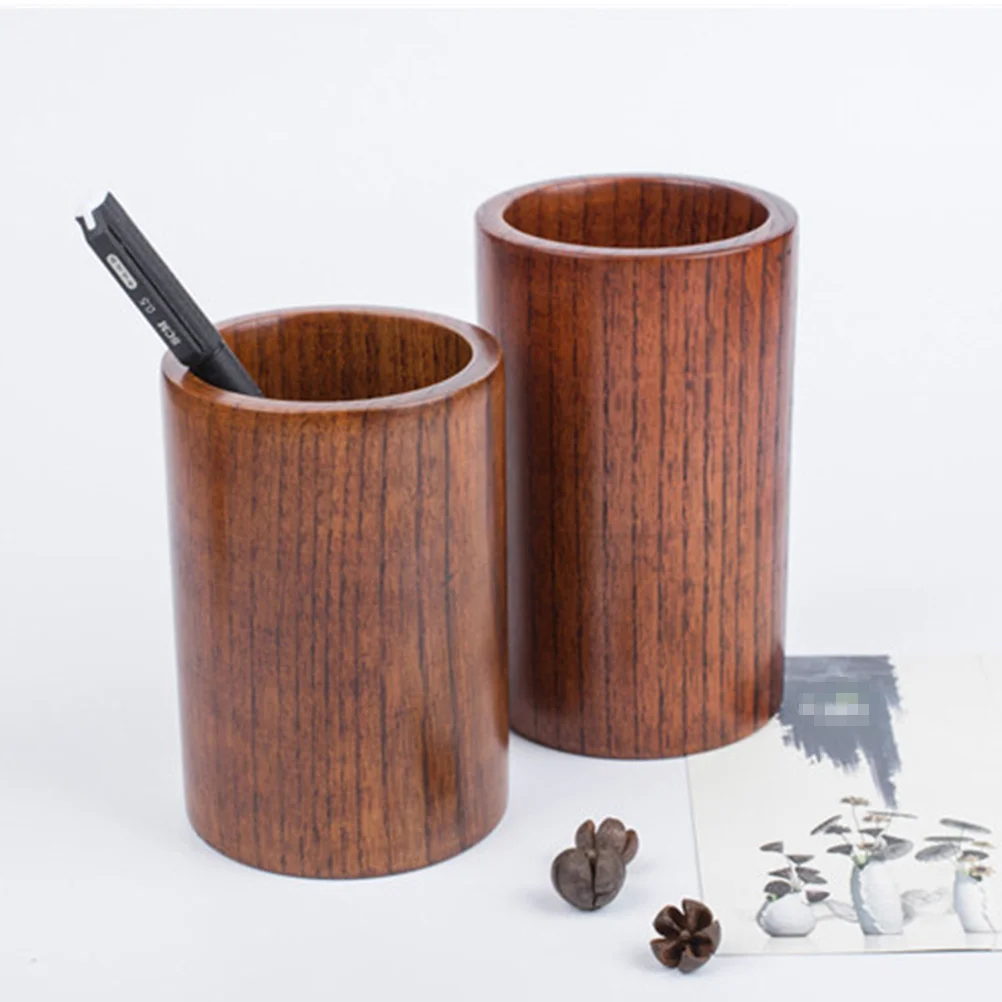 Экологичный Деревянный Держатель для посуды круглый органайзер палочек еды