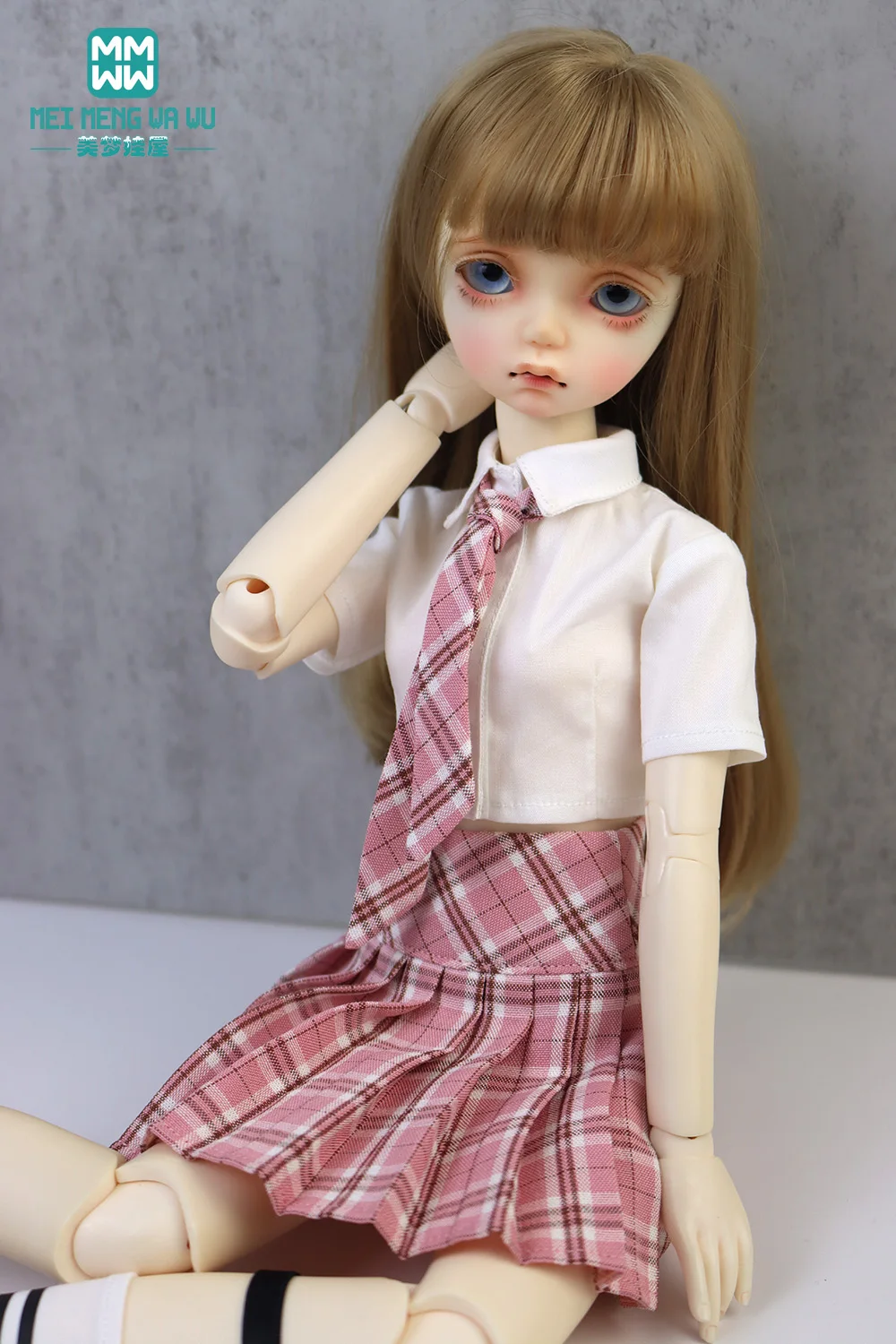1/3 1/4 BJD Кукла Одежда DD SD MSD шарнирная кукла модная школьная форма юбка