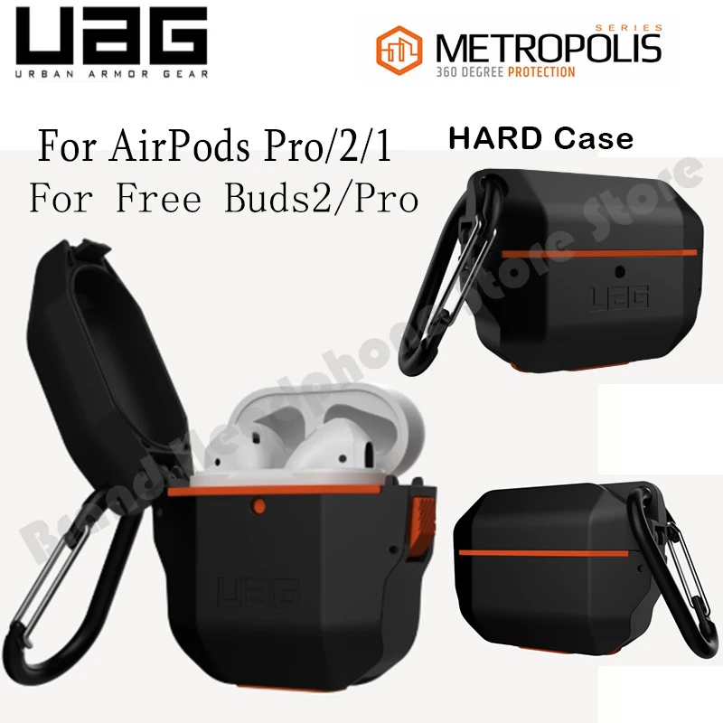 

UAG Civilian Rugged Weatherproof Hard AirPods Case for AirPods Pro/1/2 AirPods 3 For Huawei Free Buds 2/Pro Earphone Cover