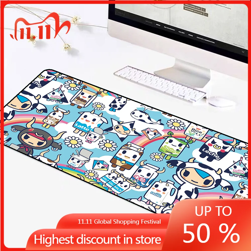 

XGZ High Quality Anime Multi-size Large Mouse Pad Japanese Tokidoki Gamers Play Pad Mousepad Rubber Computer Game Mouse Pad Desk