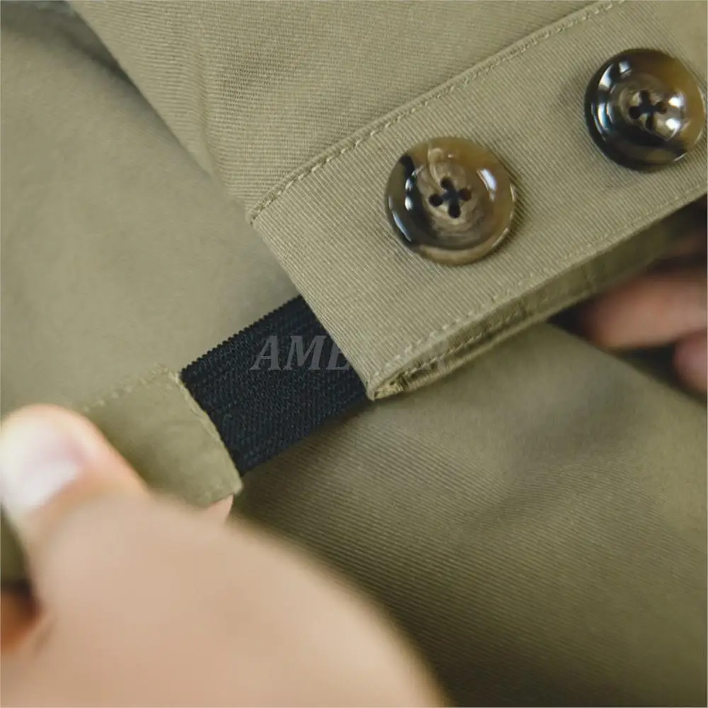 2023 Men's Thick Hooded Fishtail Cotton Coat Plus Velvet Parka Jacket Army Green Windbreaker Winter Autumn Men Trench Coat