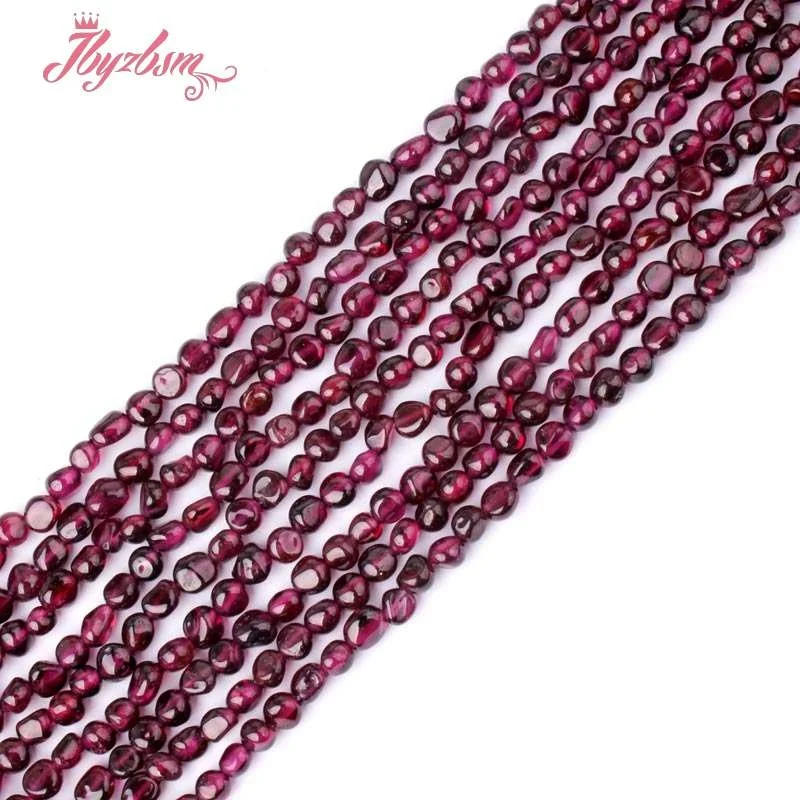 2x4-3x5mm Irregular Shape Bead Red Garnet Chips Natural Stone Beads For DIY Necklace Bracelets Jewelry Making 15&quot Free Shipping |