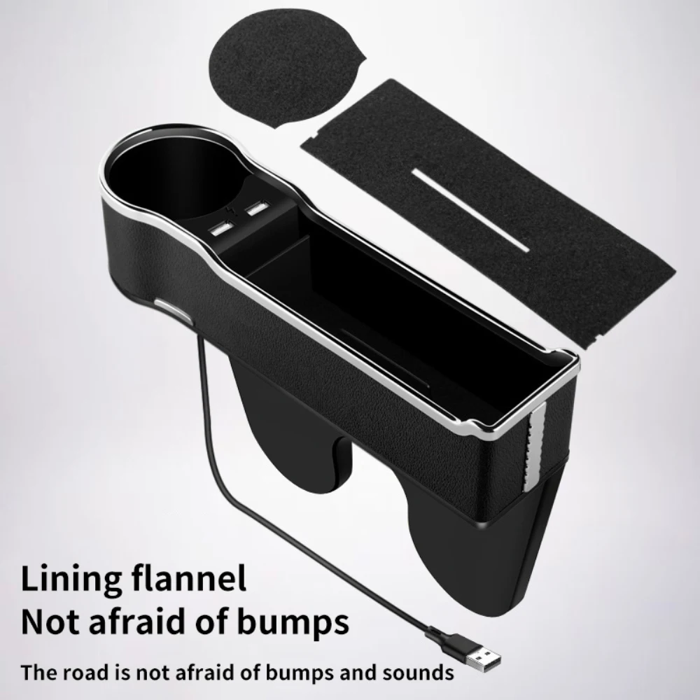 

Легкий доступ, автомобильный наполнитель для зазора на сиденье автомобиля, быстрая зарядка, коробка для хранения бумажника, телефона, карман, автомобильные многофункциональные инструменты для хранения